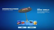 The Remix 'Brella in Fortnite (Image via Epic Games)